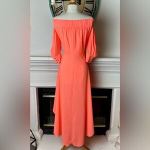 Nylon Apparel High-Low Button Down Dress